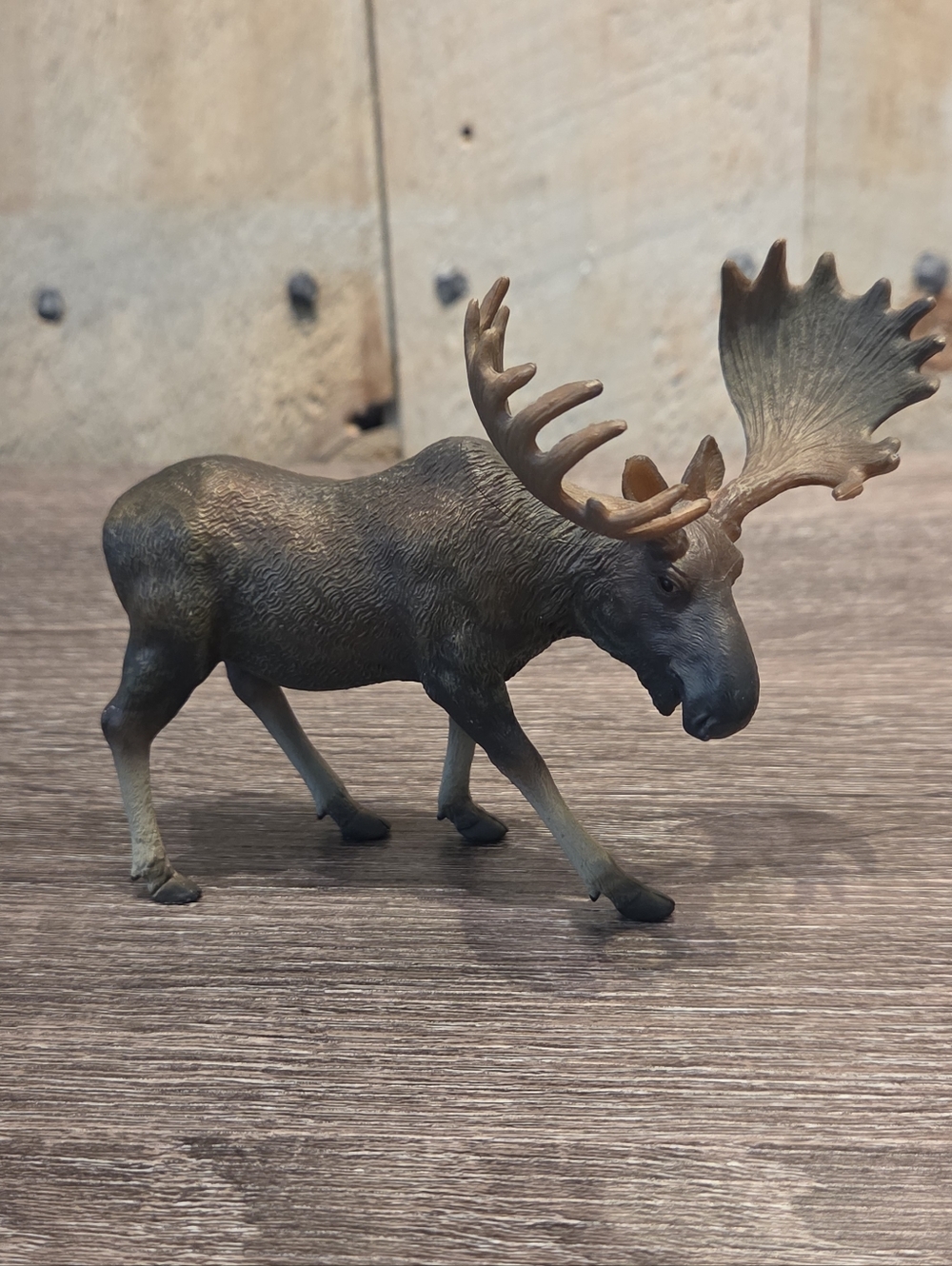 Schleich Moose Bull Wildlife Animal Figure Realistic 2009 Retired 14619